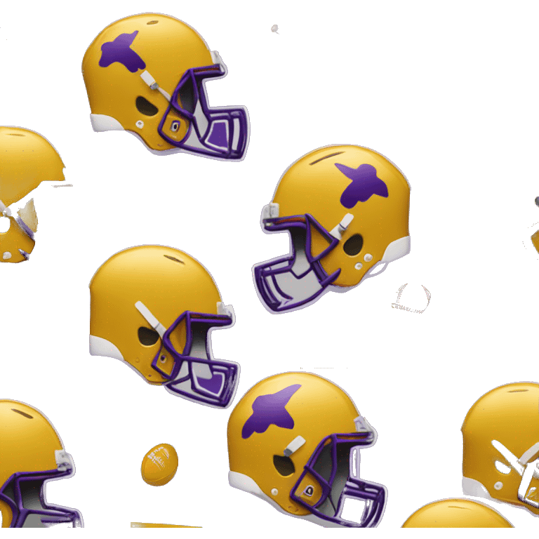 american-football-player-purple-and-gold-jersey emoji