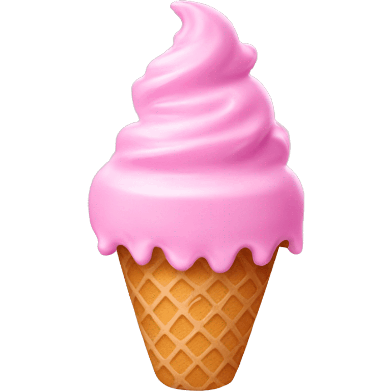 ice cream pink emoji