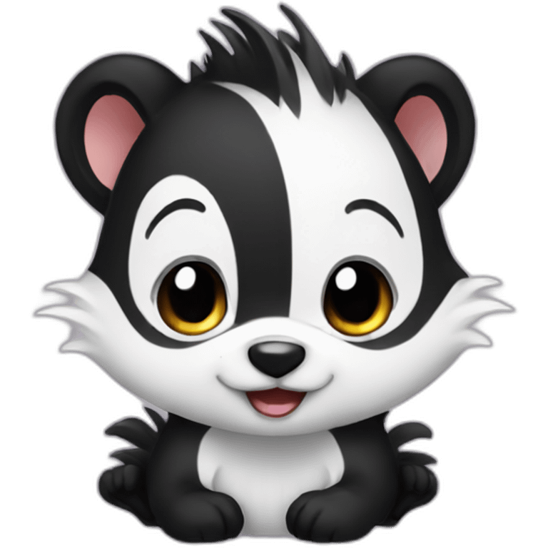 skunk cute emoji