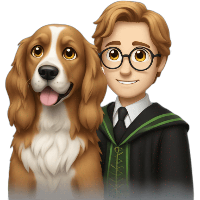 Dog ans  harry poter emoji