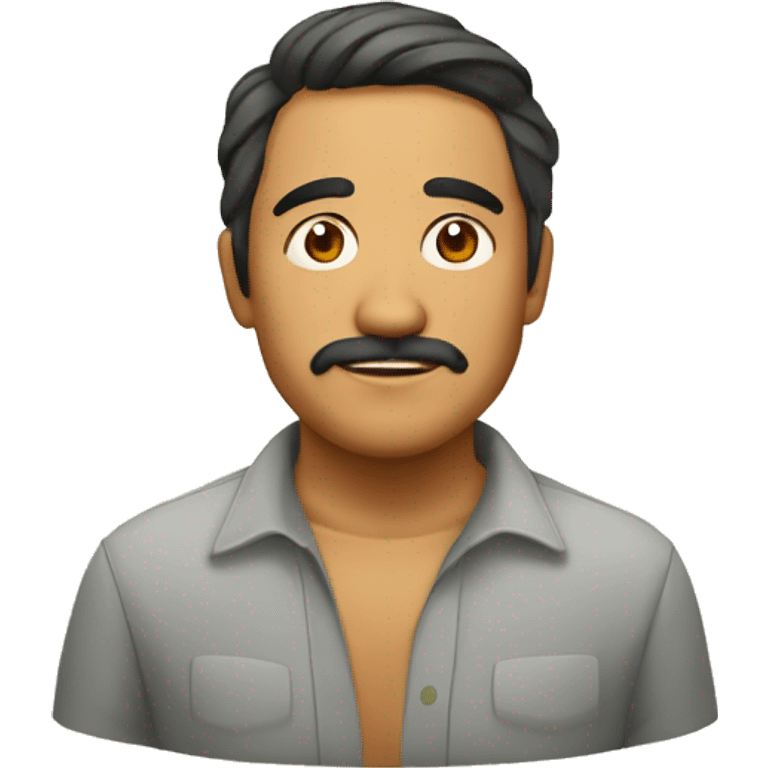 rostro de un espanto del llano venezolano emoji