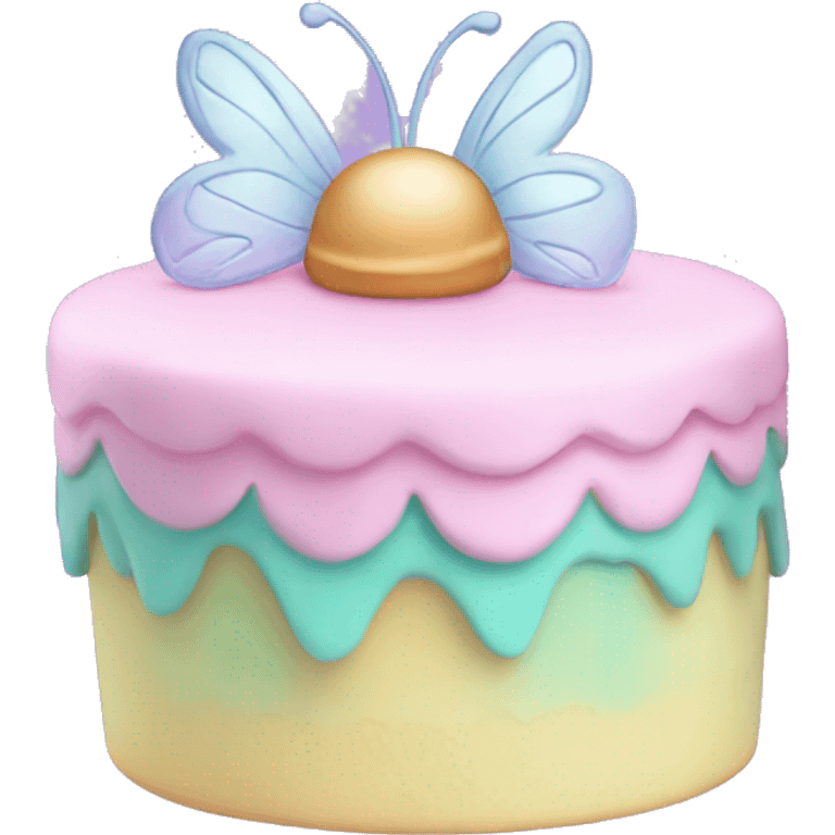 Fairy pastel cake emoji