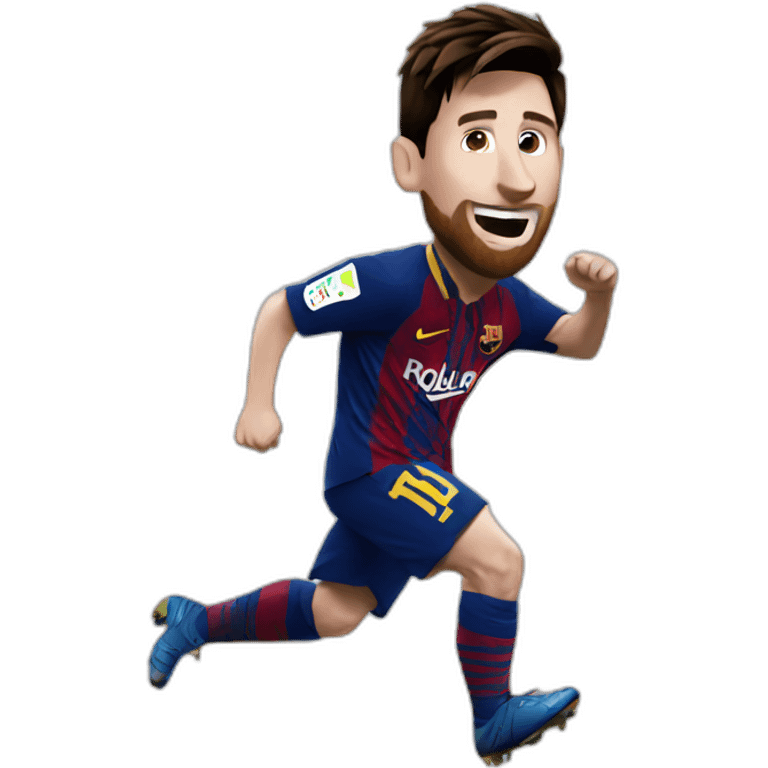 Messi dancing  emoji