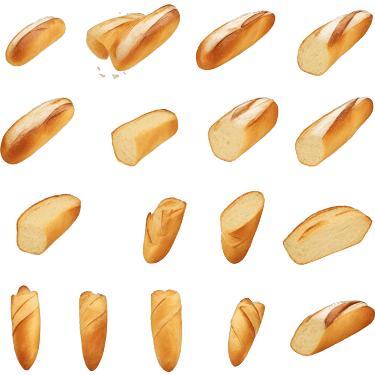 Baguette transformation super sayan emoji