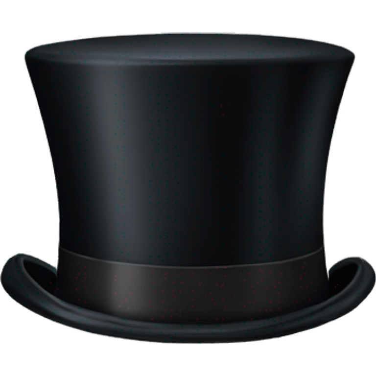 Top hat emoji