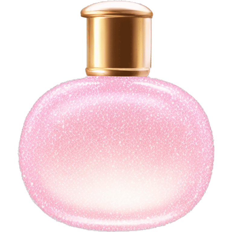 Light pink and white sparkly dream perfume  emoji