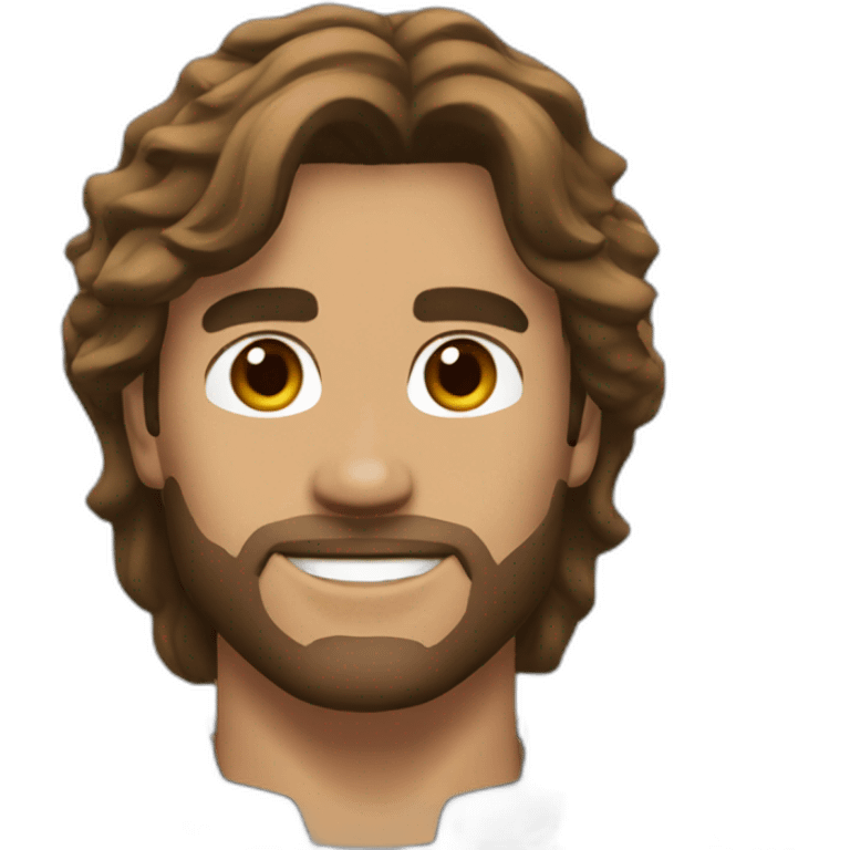 LA Knight WWE brown hair emoji