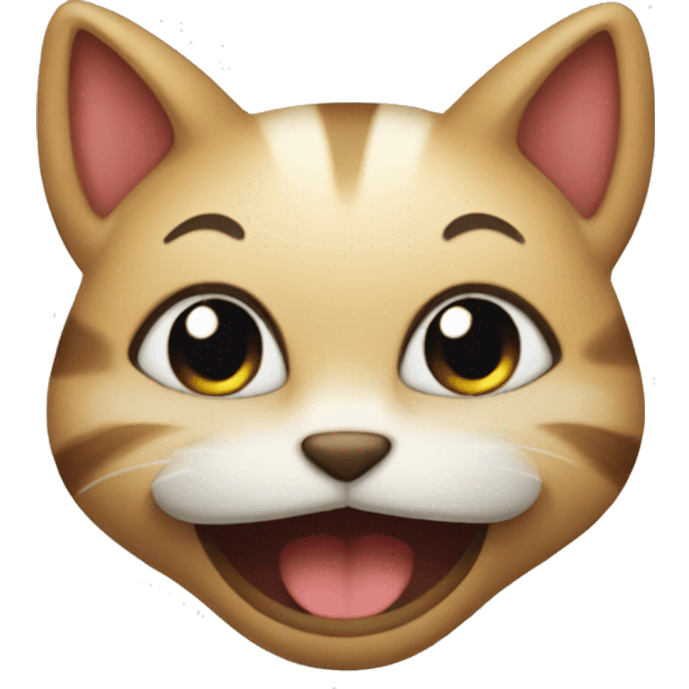 Emoji mewing emoji