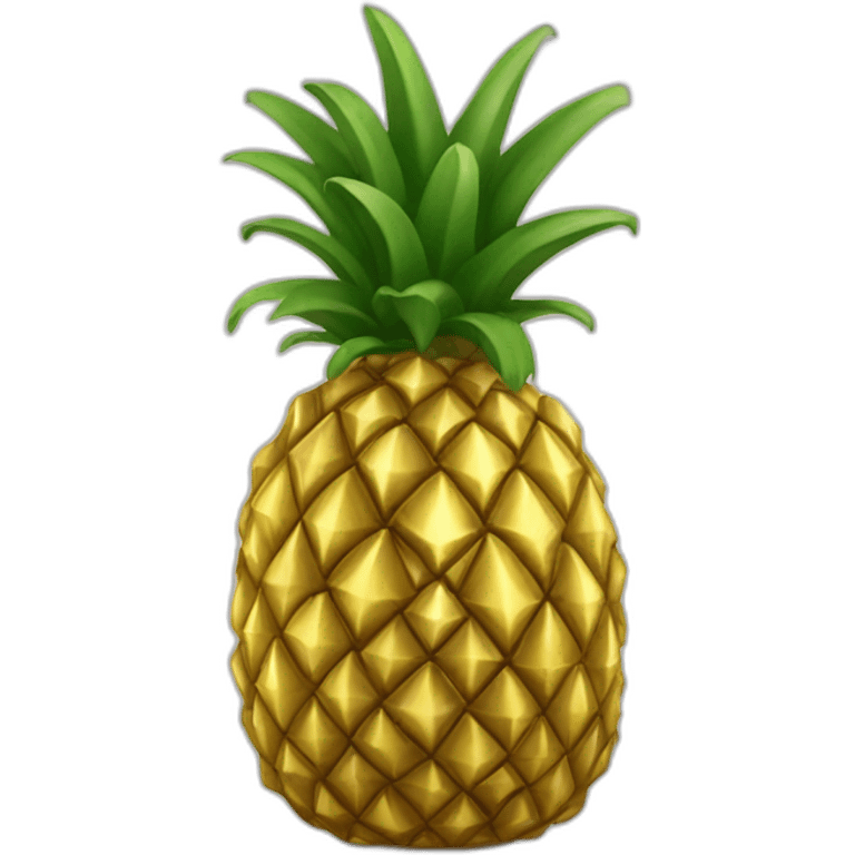 gold pineapple emoji