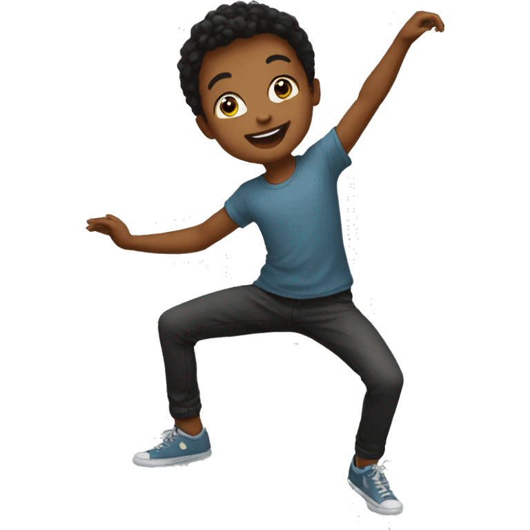 short kid dancing emoji