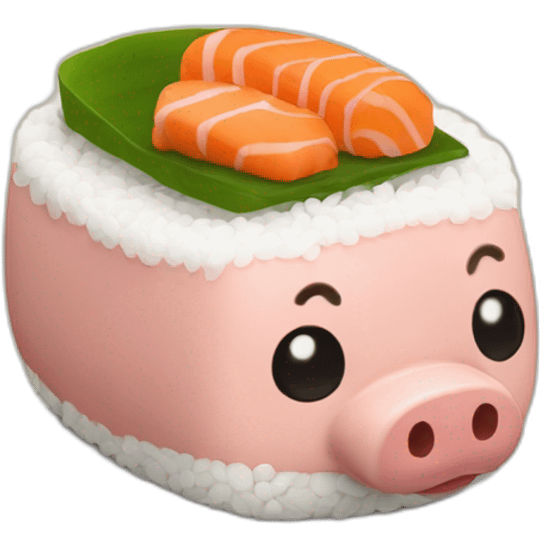 Sushi cochon d Inde emoji