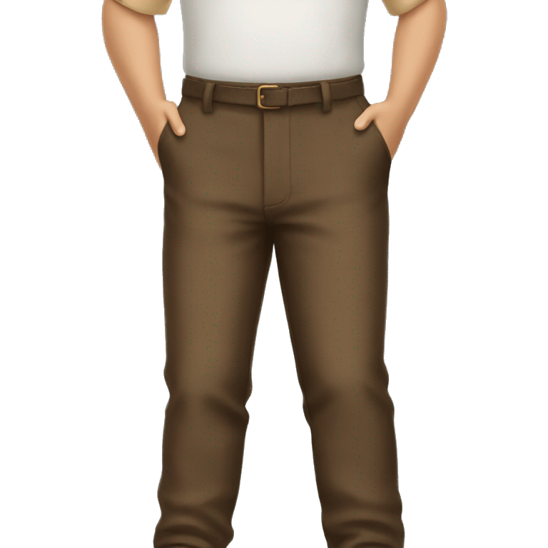 Brown trousers emoji