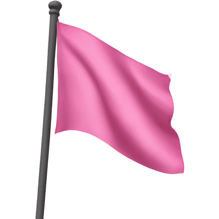 Pink flag emoji