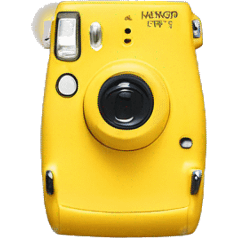 yellow instax photographic  emoji