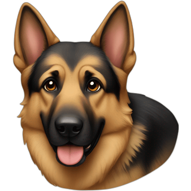 German Shepard emoji