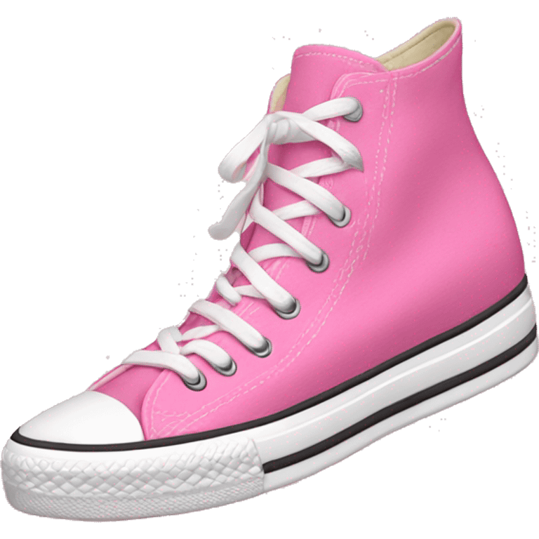 Pink pair of converse emoji