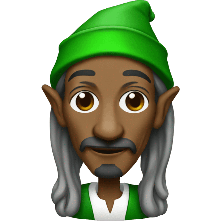 Snoop dogg as an elf emoji