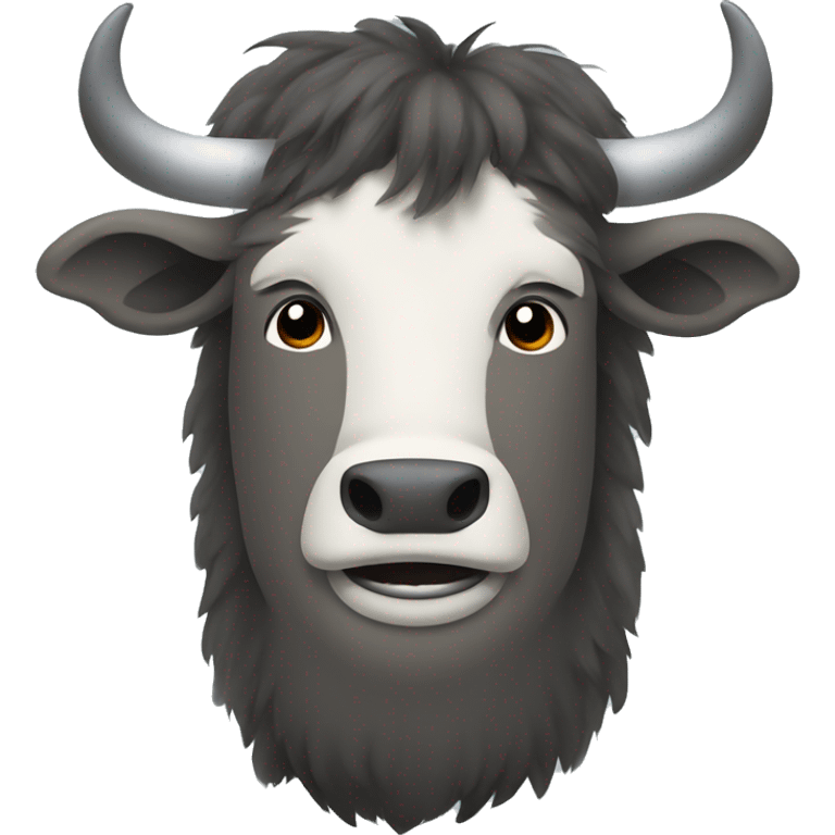 A shaving yak  emoji