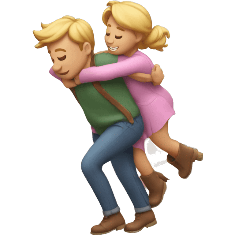 piggy back couple emoji