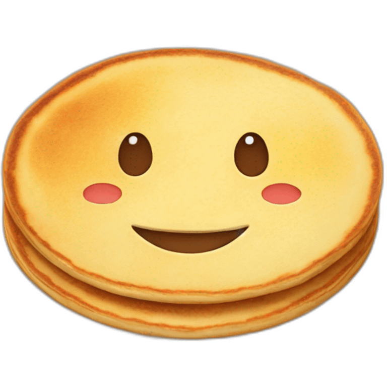 happy pancake emoji