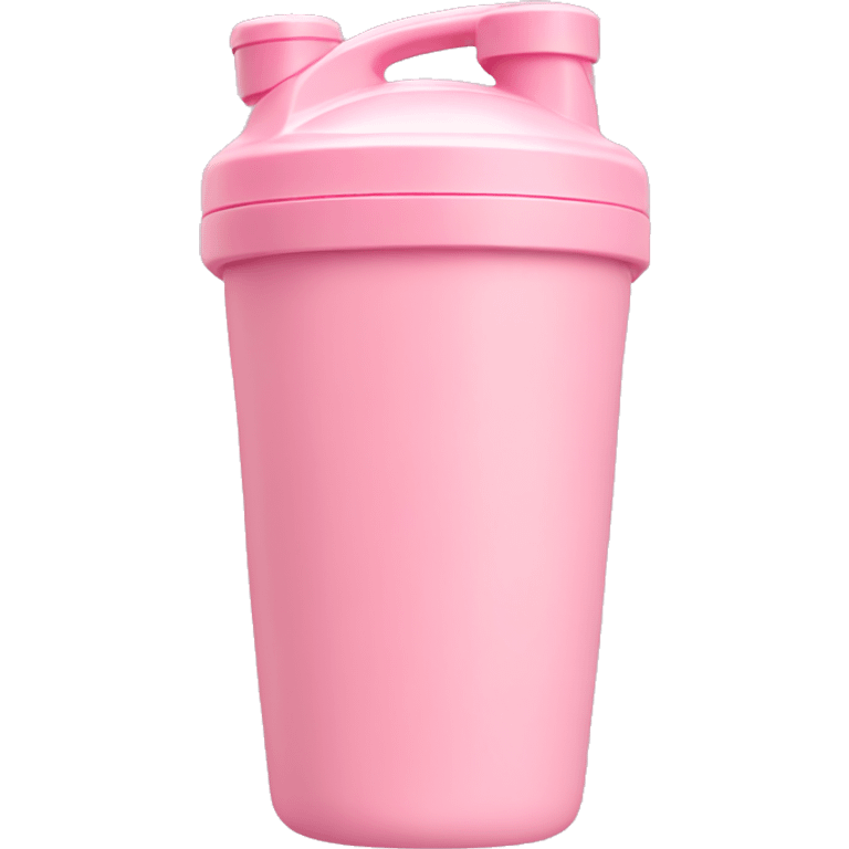 Light Pink protein shaker cup emoji