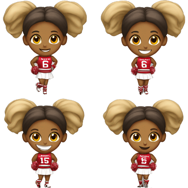 49ers cheerleader emoji