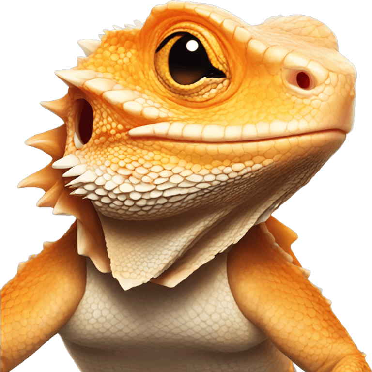 orange bearded dragon emoji