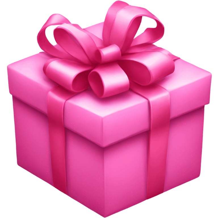 Pink gift emoji