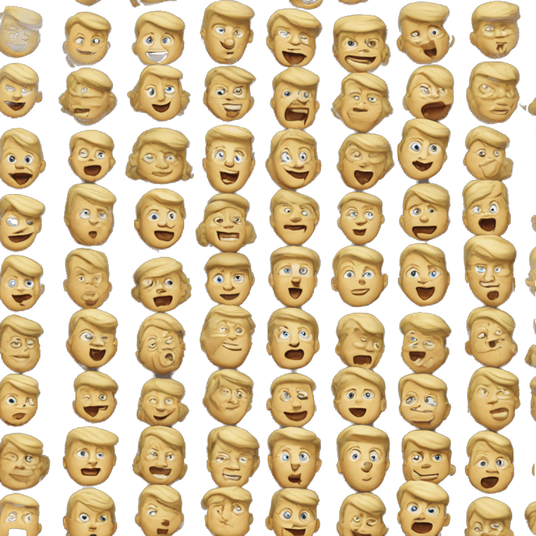 TRUMP happy emoji