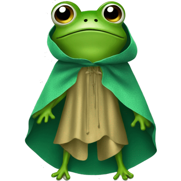 frog with poncho emoji