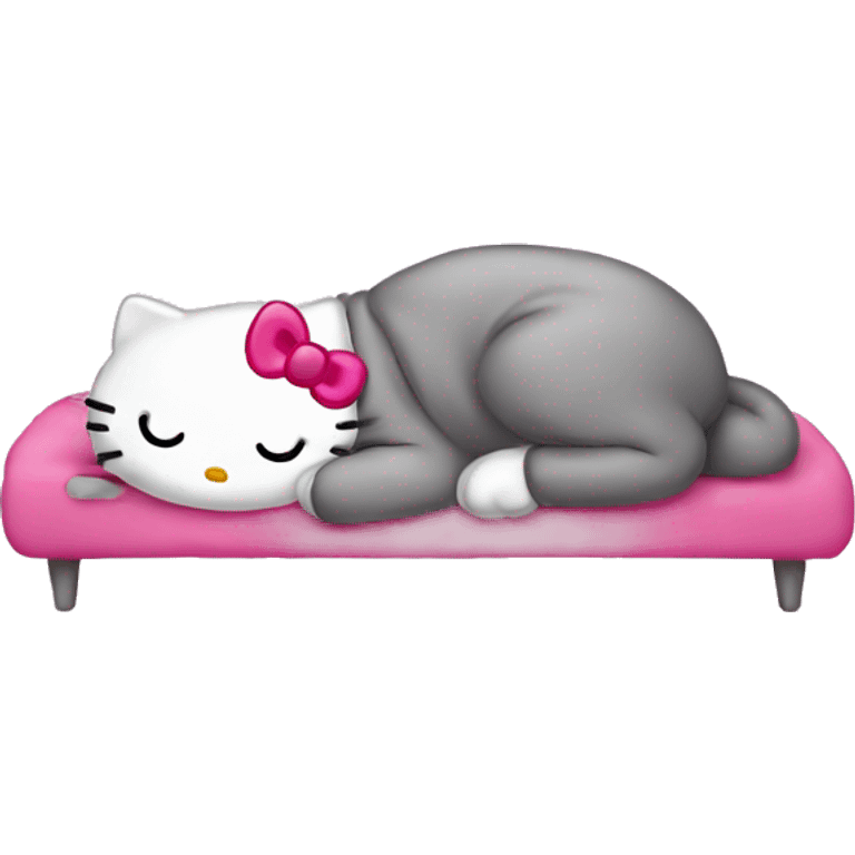 hello kitty sleeping emoji