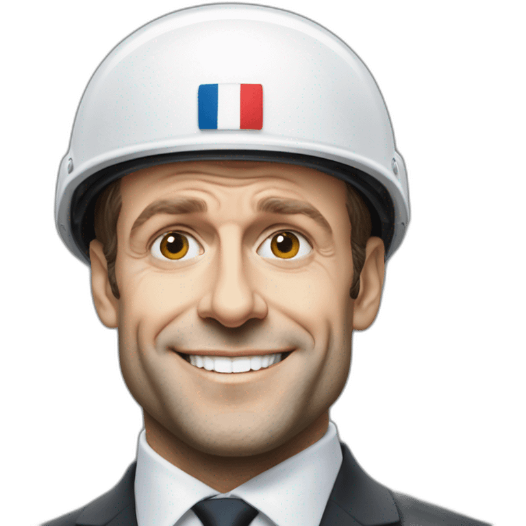 Emmanuel Macron sur un T max  emoji