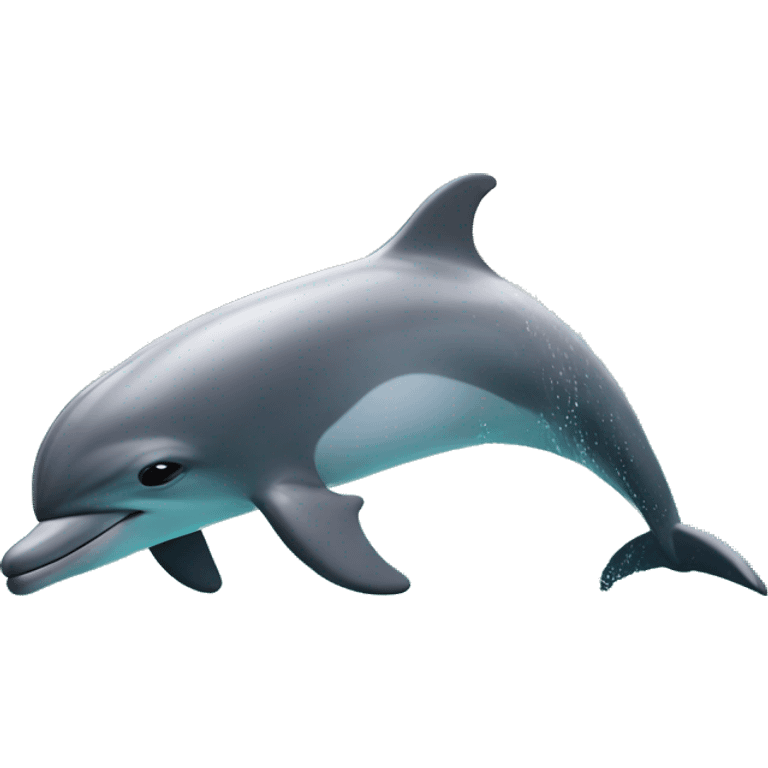 A Dolphin in the sea emoji