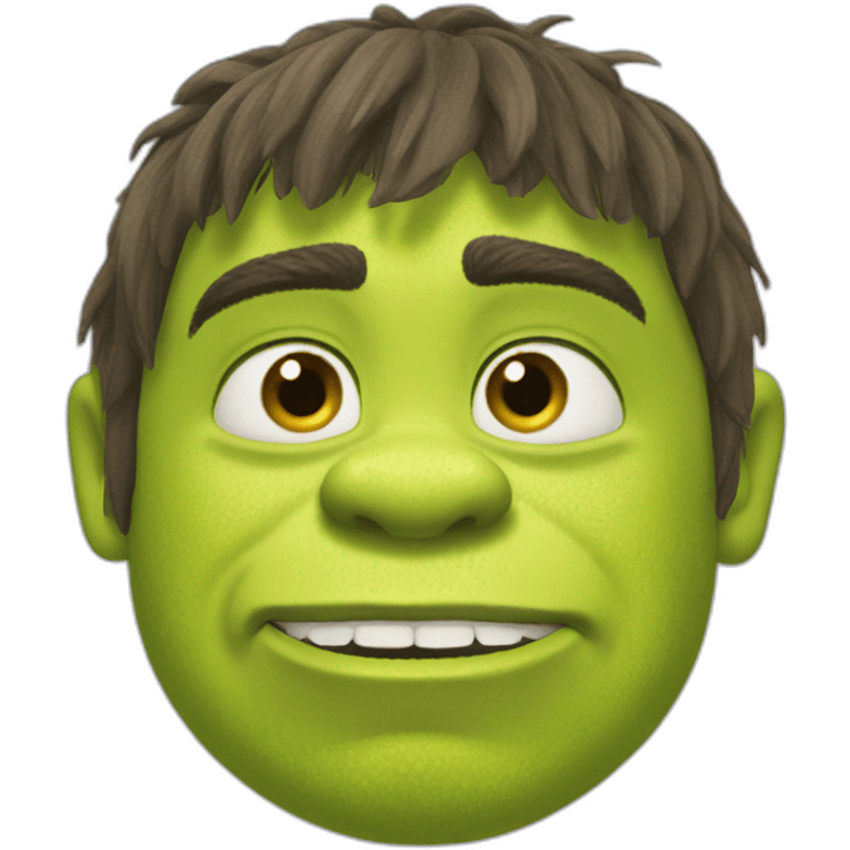 Shrek clean himself emoji