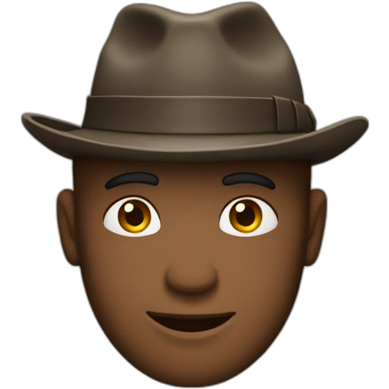 man takes off the hat emoji