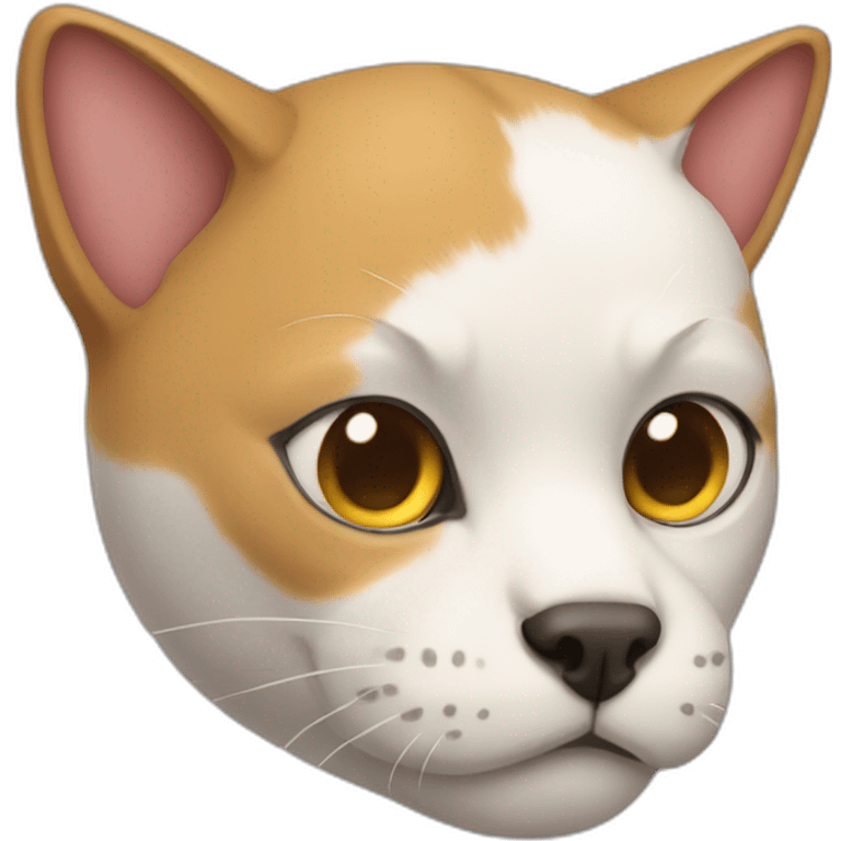 cat with dog head emoji