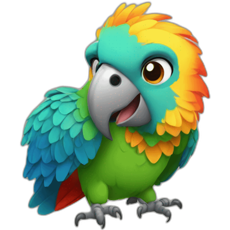 parrot smile emoji