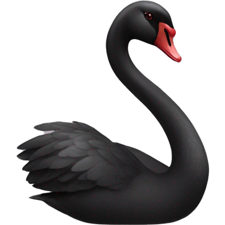 Black swan emoji