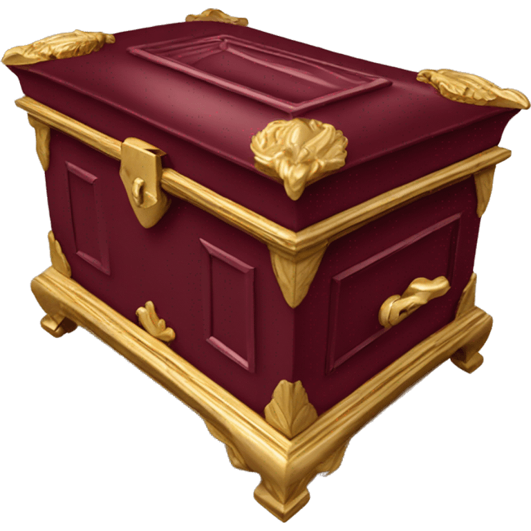 Regency jewelry box maroon color  emoji