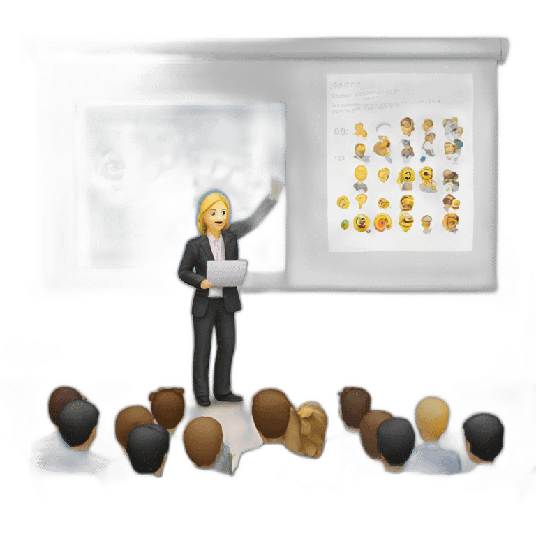 Presentation emoji