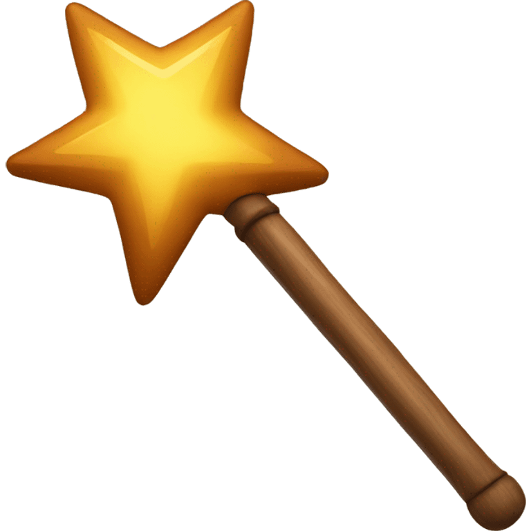 wooden magic wand emoji