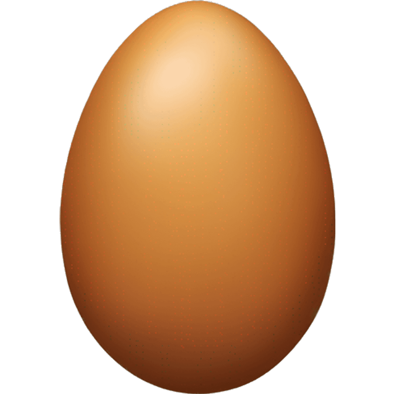 brown egg emoji