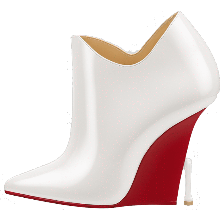  heel white pantent louboutin emoji