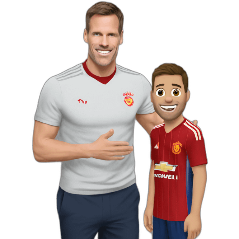 carragher touching Henry lap emoji