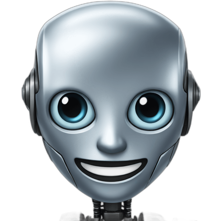 robot sonriente emoji