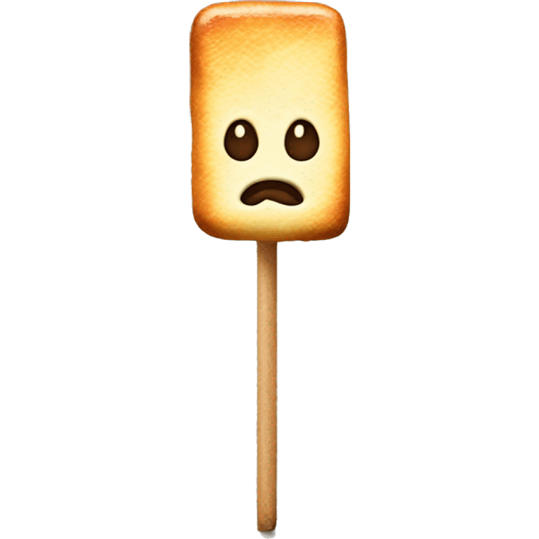 toasted marshmallow on stick emoji