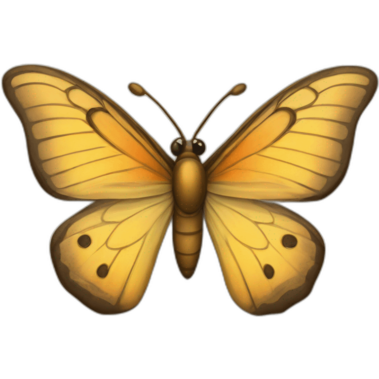 Mariposa tipo emoticon antiguo  emoji