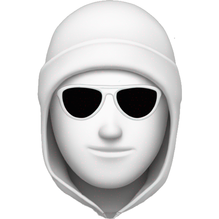 white guy with ski mask emoji