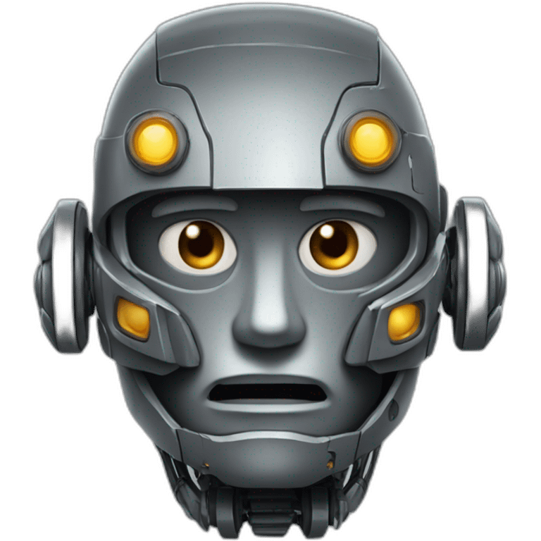 Robot manos arriba emoji