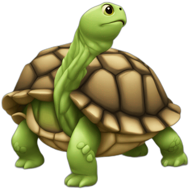 Tortue debout emoji